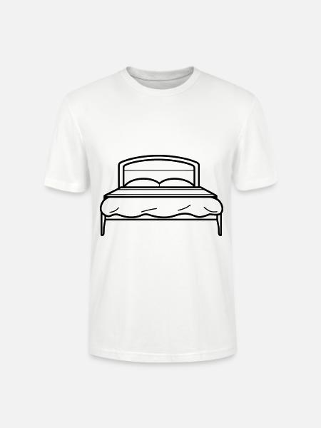 bed - Stanley/Stella CRAFTER Unisex Organic T-Shirt - white