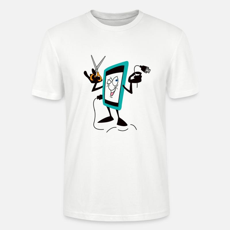 IPHONE - Stanley/Stella Unisex Bio-T-Shirt CRAFTER - Weiß