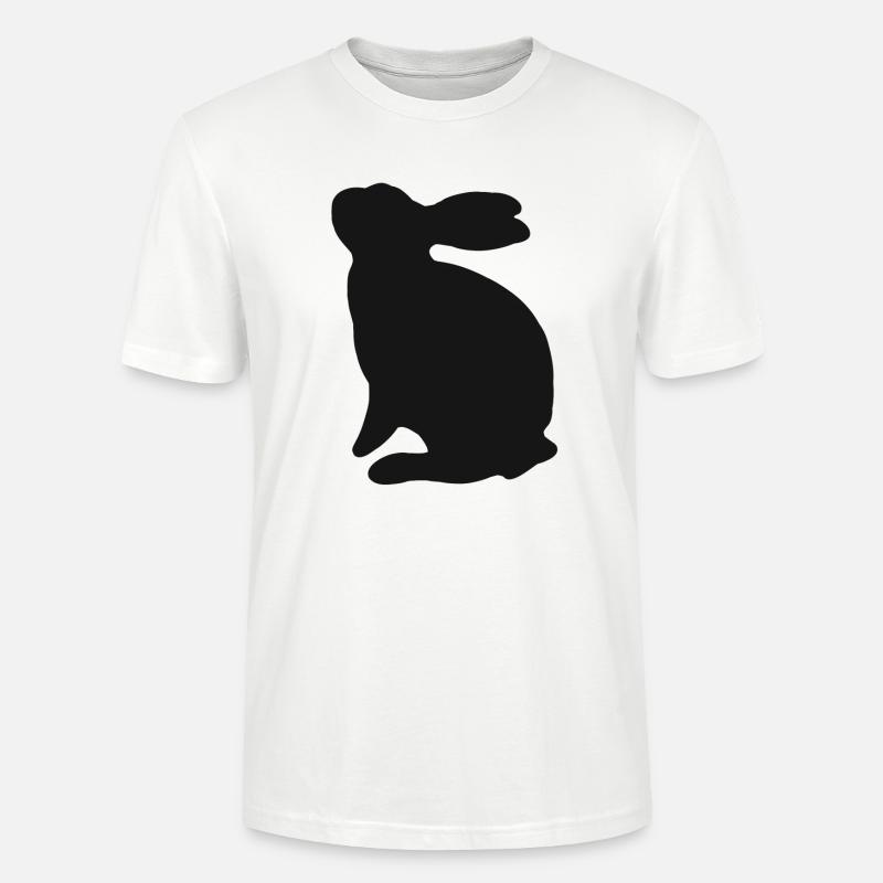 cute pet easter easter rabbits - Stanley/Stella CRAFTER Unisex Organic T-Shirt - white