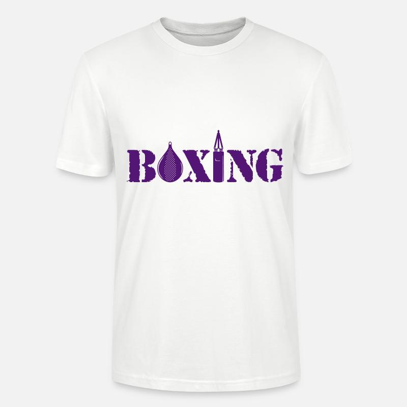 Boxe | Couleur changeable - T-shirt bio CRAFTER Stanley Stella Unisexe - blanc
