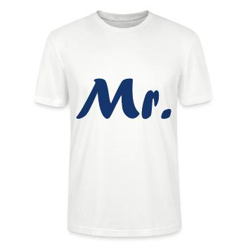 Herr - Stanley/Stella Unisex Bio-T-Shirt CRAFTER - Weiß - Vorne - Alina (178cm) & Michal (187cm)