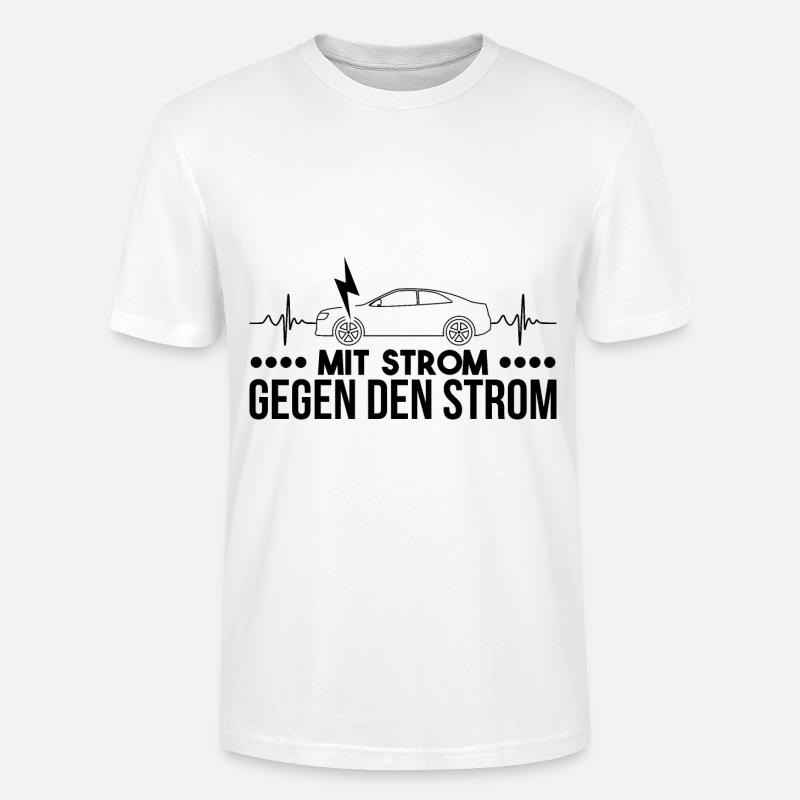 E-Auto Geschenk - Stanley/Stella Unisex Bio-T-Shirt CRAFTER - Weiß