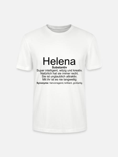 Name Definition Helena - Stanley/Stella CRAFTER Unisex Organic T-Shirt - white
