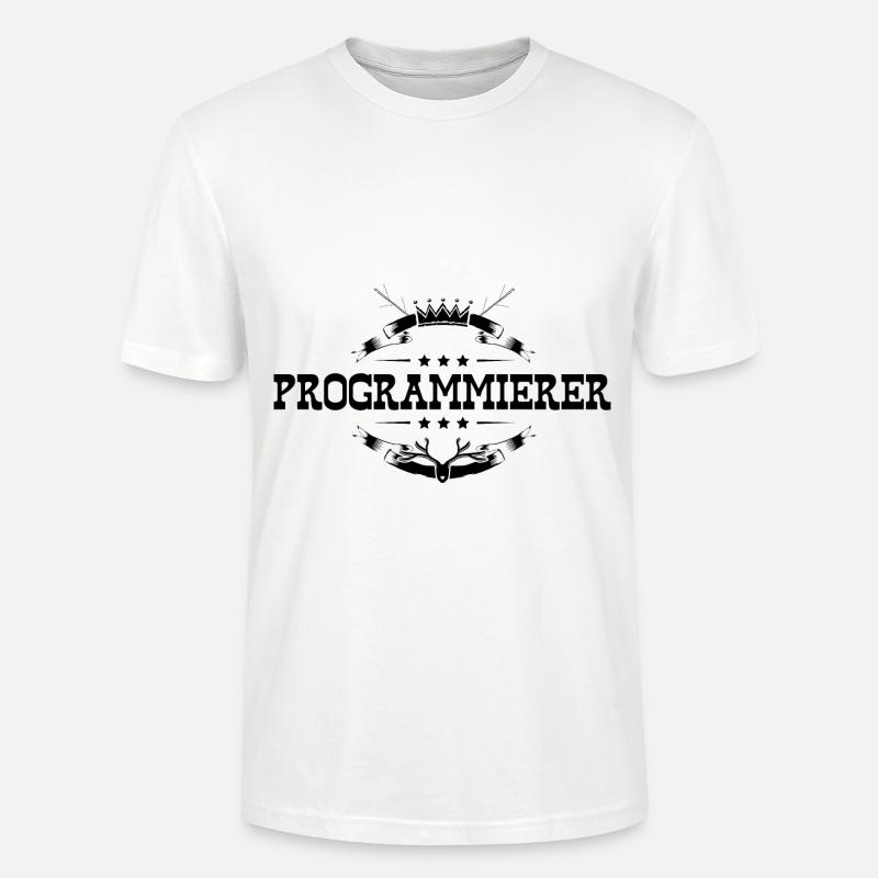 Programmierer Beruf - Stanley/Stella Unisex Bio-T-Shirt CRAFTER - Weiß