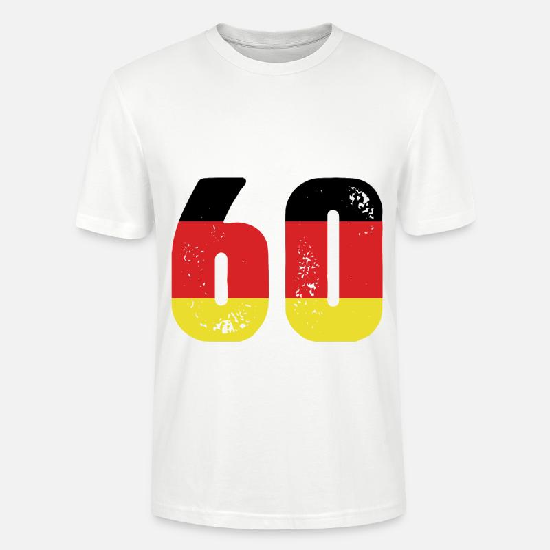 60 Numéro Jersey Allemagne - T-shirt bio CRAFTER Stanley Stella Unisexe - blanc