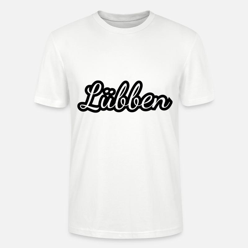 Lübben - Textdesign mit Stadtnamen - Stanley/Stella Unisex Bio-T-Shirt CRAFTER - Weiß