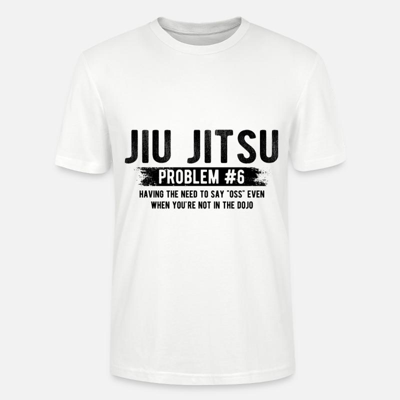BJJ Jiu Jitsu - Stanley/Stella Unisex Bio-T-Shirt CRAFTER - Weiß