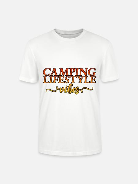 Camping Lifestyle Vibes - Stanley/Stella Unisex Bio-T-Shirt CRAFTER - Weiß