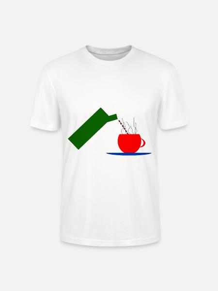 Kaffee Kaffeeliebhaber Kaffeetrinker - Stanley/Stella Unisex Bio-T-Shirt CRAFTER - Weiß