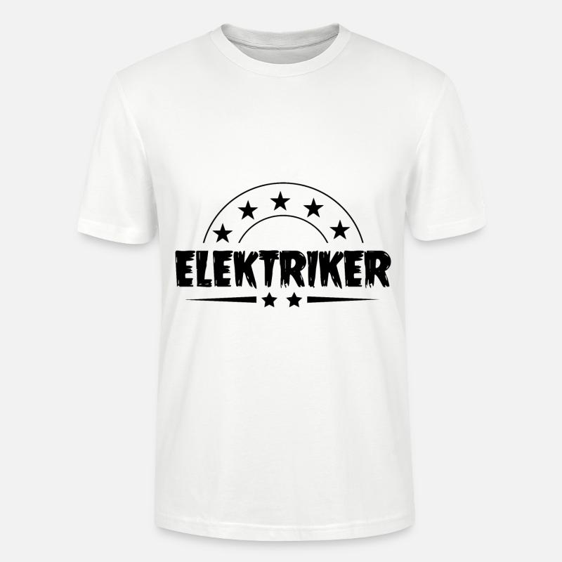 Elektriker Beruf - Stanley/Stella Unisex Bio-T-Shirt CRAFTER - Weiß