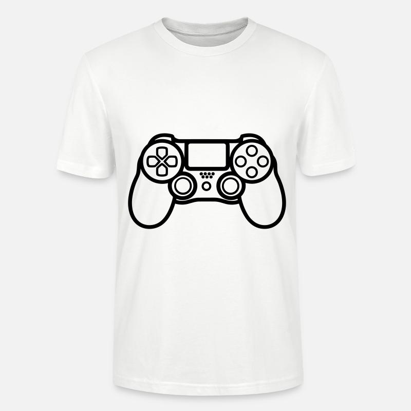 Video games controller - Stanley/Stella CRAFTER Unisex Organic T-Shirt - white