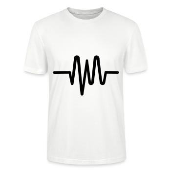 Pulse - Stanley/Stella CRAFTER Unisex Organic T-Shirt - white - Front - Alina (178cm) & Michal (187cm)