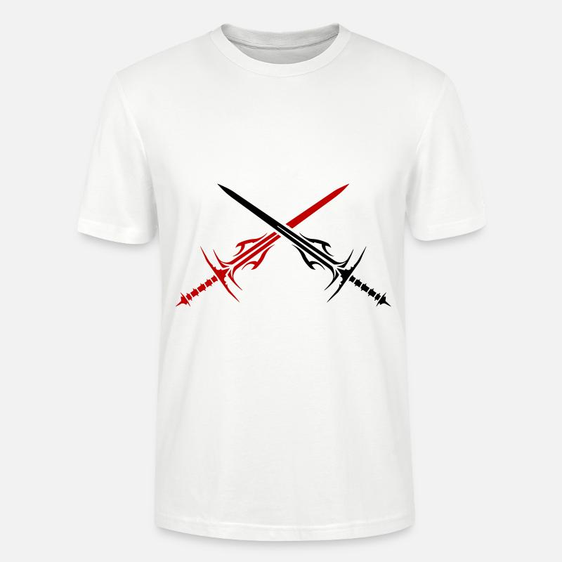 Élément d’épée - T-shirt bio CRAFTER Stanley Stella Unisexe - blanc