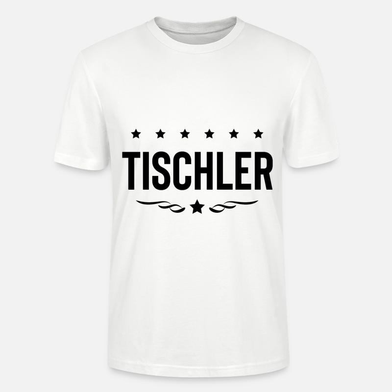 Tischler Beruf - Stanley/Stella Unisex Bio-T-Shirt CRAFTER - Weiß