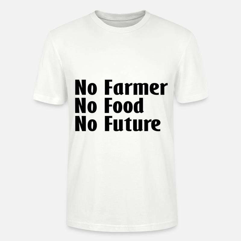 Die Bauern Proteste - Stanley/Stella Unisex Bio-T-Shirt CRAFTER - Weiß