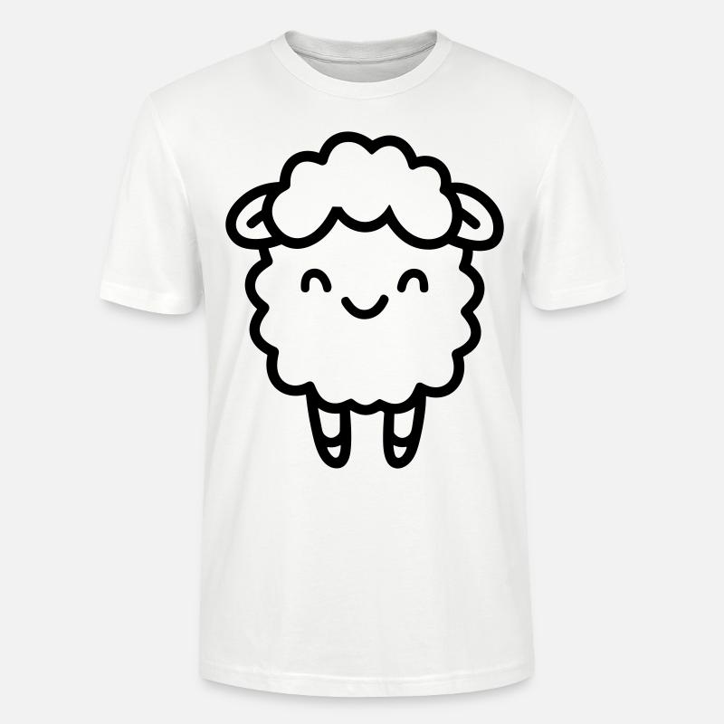 Schaf - Stanley/Stella Unisex Bio-T-Shirt CRAFTER - Weiß