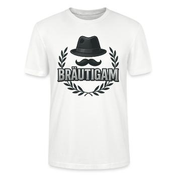 Team Bräutigam - Stanley/Stella Unisex Bio-T-Shirt CRAFTER - Weiß - Vorne - Alina (178cm) & Michal (187cm)