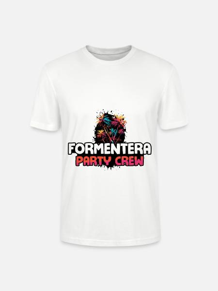 Formentera Party Crew - Stanley/Stella Unisex Bio-T-Shirt CRAFTER - Weiß