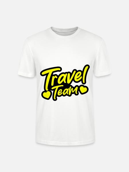 Travel Team - Stanley/Stella CRAFTER Unisex Organic T-Shirt - white