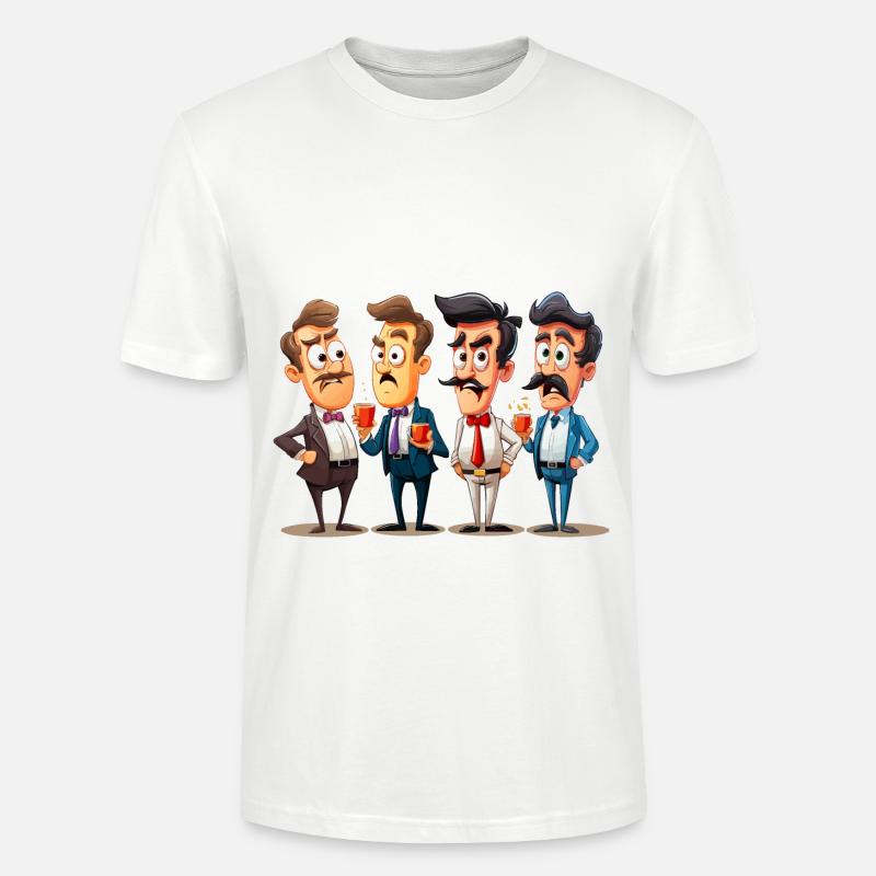 Die Kaffee-Debattierer - Stanley/Stella Unisex Bio-T-Shirt CRAFTER - Weiß