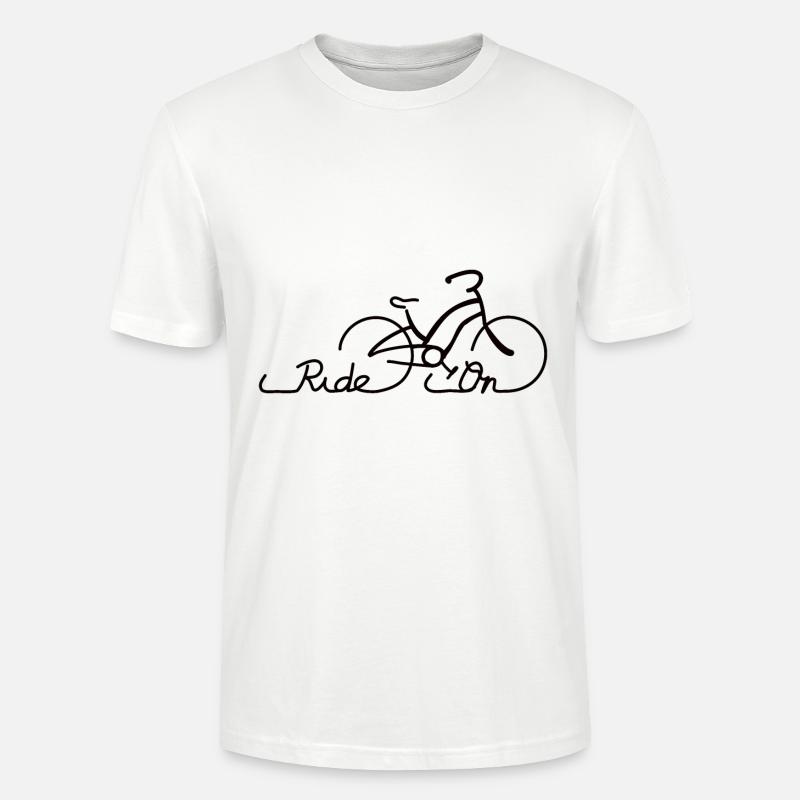 vélo - T-shirt bio CRAFTER Stanley Stella Unisexe - blanc