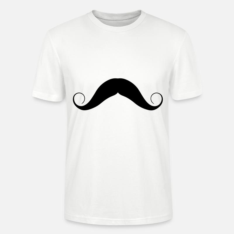 Schnurrbart - Stanley/Stella Unisex Bio-T-Shirt CRAFTER - Weiß