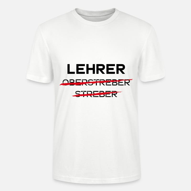 LEHRER LEHRAMT STUDIUM SCHULE - Stanley/Stella Unisex Bio-T-Shirt CRAFTER - Weiß