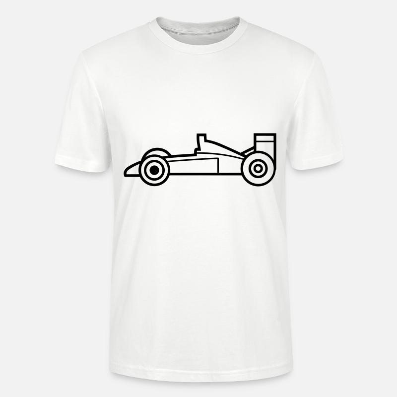 F1 Voiture de course - T-shirt bio CRAFTER Stanley Stella Unisexe - blanc