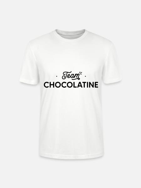 team Chocolatine - T-shirt bio CRAFTER Stanley Stella Unisexe - blanc