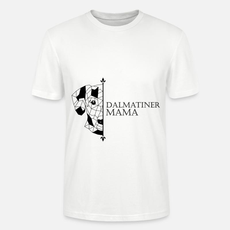 Dalmatiner Mama - Stanley/Stella Unisex Bio-T-Shirt CRAFTER - Weiß