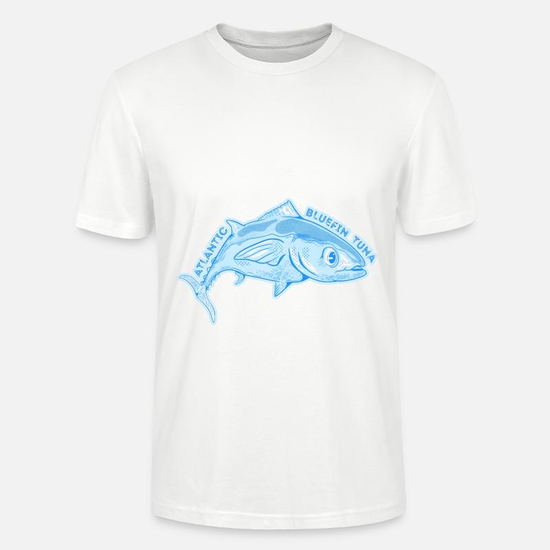 Roter Thun - Stanley/Stella Unisex Bio-T-Shirt CRAFTER - Weiß
