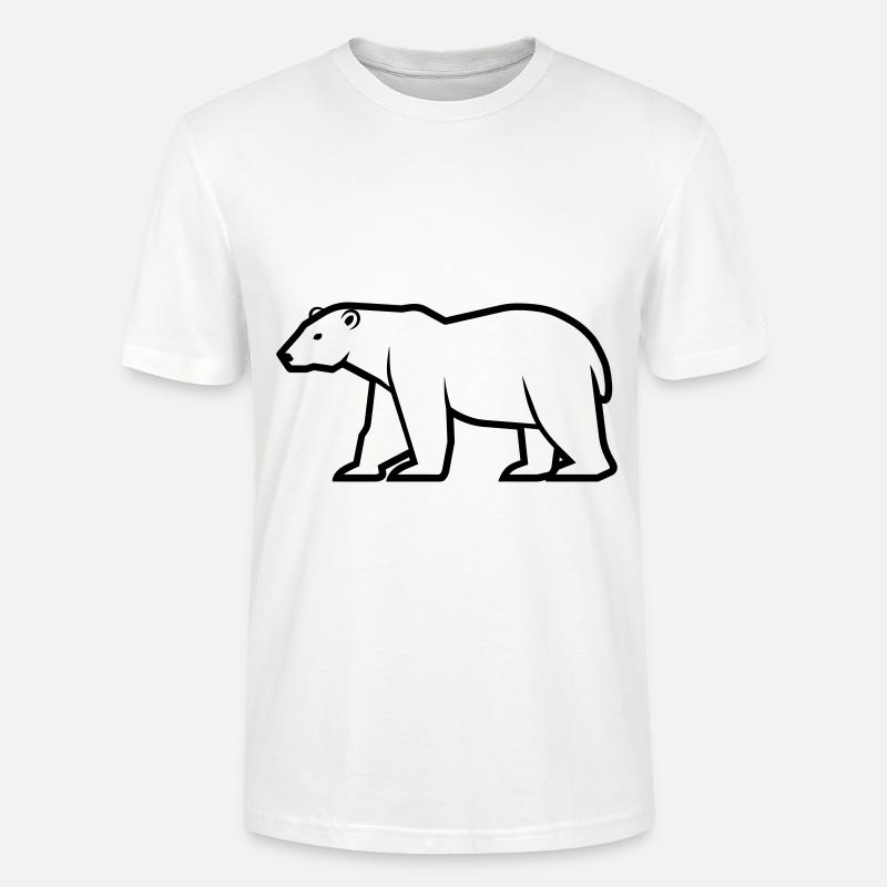 Eisbär - Stanley/Stella Unisex Bio-T-Shirt CRAFTER - Weiß