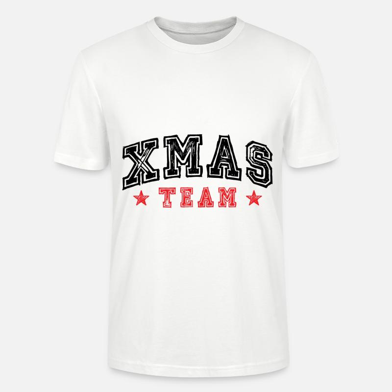 L’équipe de Noël - T-shirt bio CRAFTER Stanley Stella Unisexe - blanc