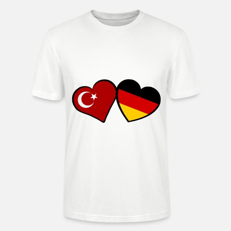 Die türkisch deutsche Partnerschaft - Stanley/Stella Unisex Bio-T-Shirt CRAFTER - Weiß