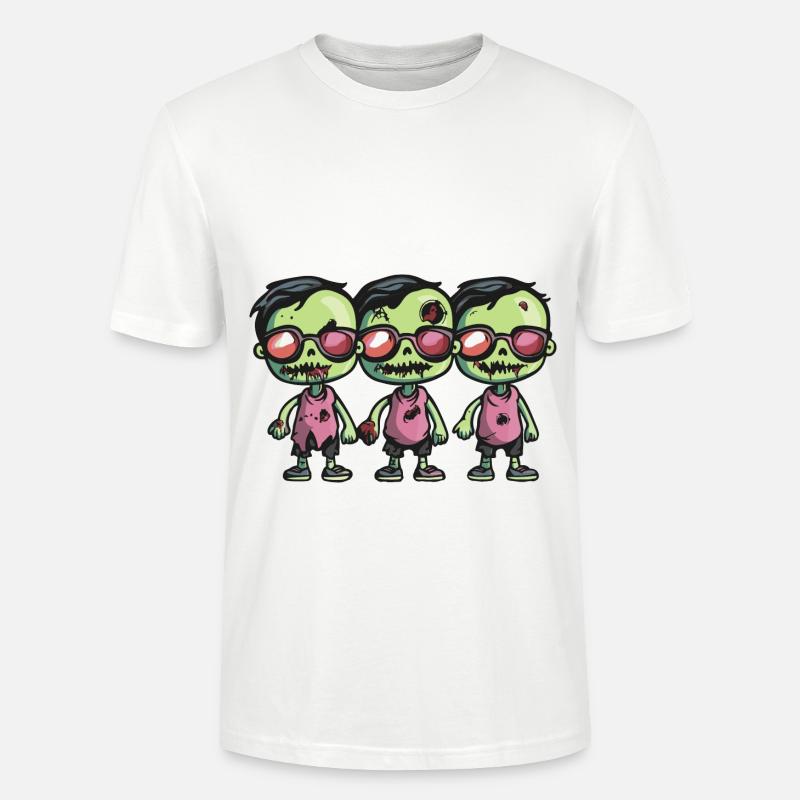 Zombies Halloween Cool - Stanley/Stella Unisex Bio-T-Shirt CRAFTER - Weiß