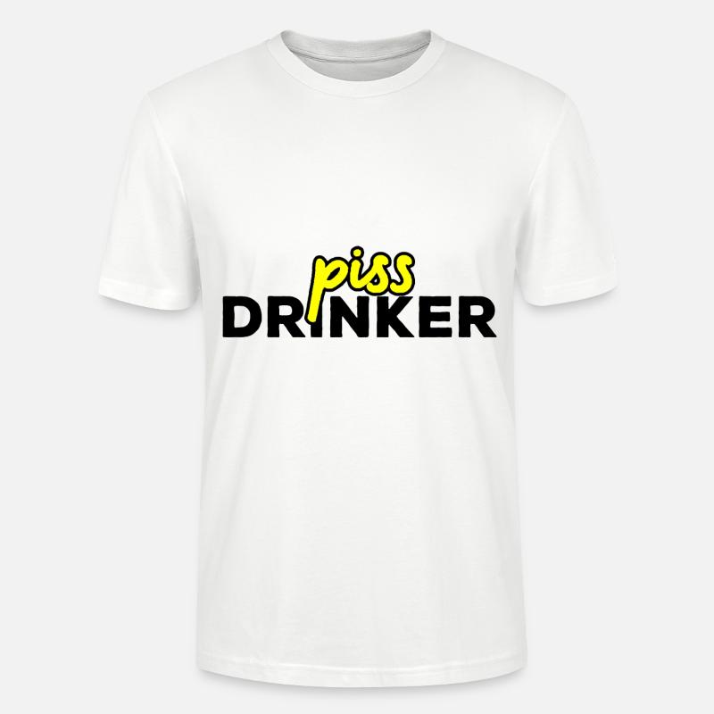 Piss Drinker 16 - Stanley/Stella Unisex Bio-T-Shirt CRAFTER - Weiß