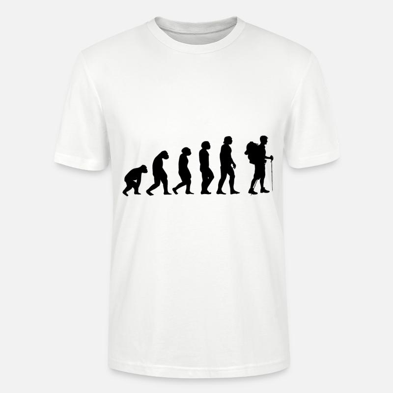 Évolution et migration - - T-shirt bio CRAFTER Stanley Stella Unisexe - blanc