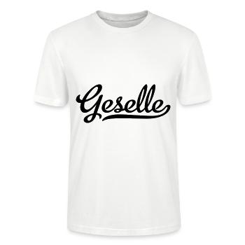 Geselle - Stanley/Stella Unisex Bio-T-Shirt CRAFTER - Weiß - Vorne - Alina (178cm) & Michal (187cm)