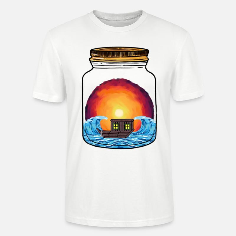 Boot Boote Schiff Schiffe - Stanley/Stella Unisex Bio-T-Shirt CRAFTER - Weiß