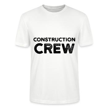 Bauarbeiter Mannschaft Bau Baustelle Bauleiter - Stanley/Stella Unisex Bio-T-Shirt CRAFTER - Weiß - Vorne - Alina (178cm) & Michal (187cm)
