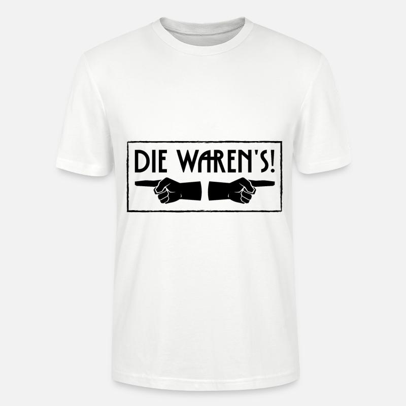 Die waren's - Stanley/Stella Unisex Bio-T-Shirt CRAFTER - Weiß