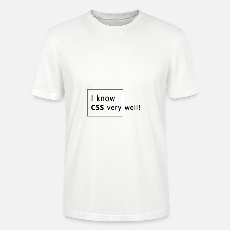 Web developer - CSS - Stanley/Stella CRAFTER Unisex Organic T-Shirt - white