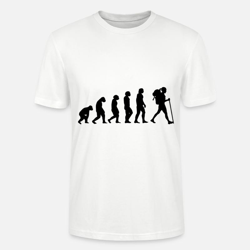 Evolution and Migration - (2) - Stanley/Stella CRAFTER Unisex Organic T-Shirt - white