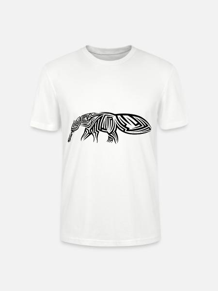 Anteater Tribal Tattoo - Stanley/Stella CRAFTER Unisex Organic T-Shirt - white