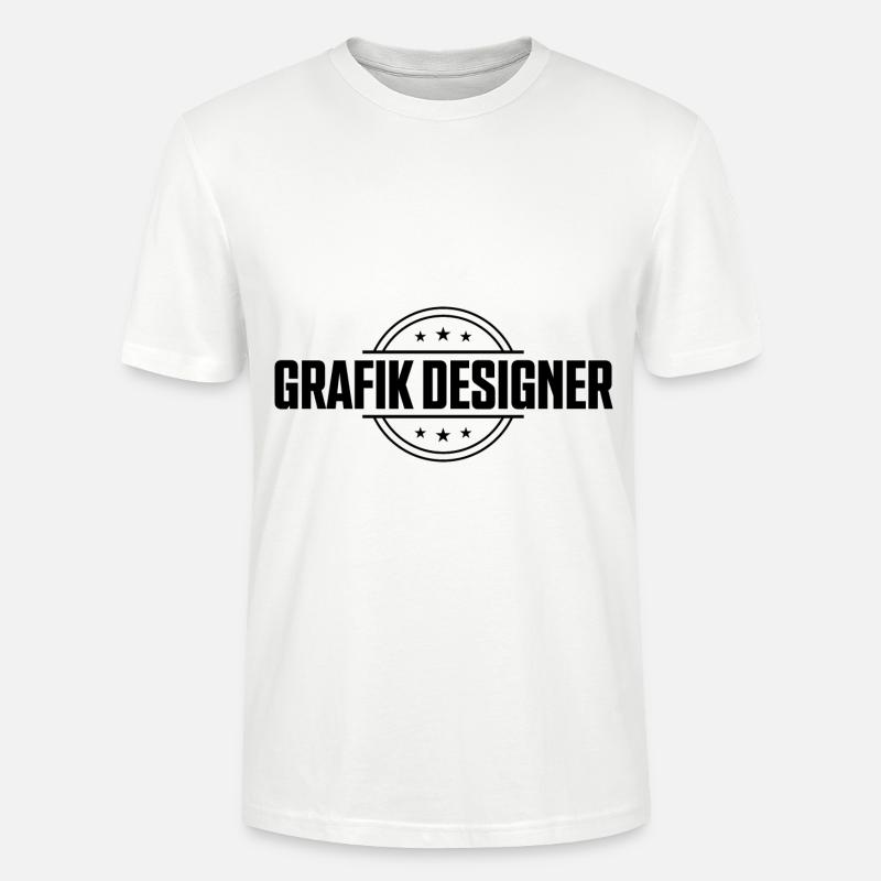 Grafik Designer Beruf - Stanley/Stella Unisex Bio-T-Shirt CRAFTER - Weiß