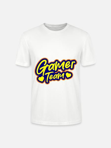 Gamer Team - Stanley/Stella Unisex Bio-T-Shirt CRAFTER - Weiß