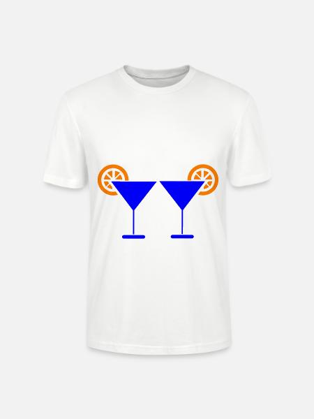 Cocktail Icon - Stanley/Stella Unisex Bio-T-Shirt CRAFTER - Weiß