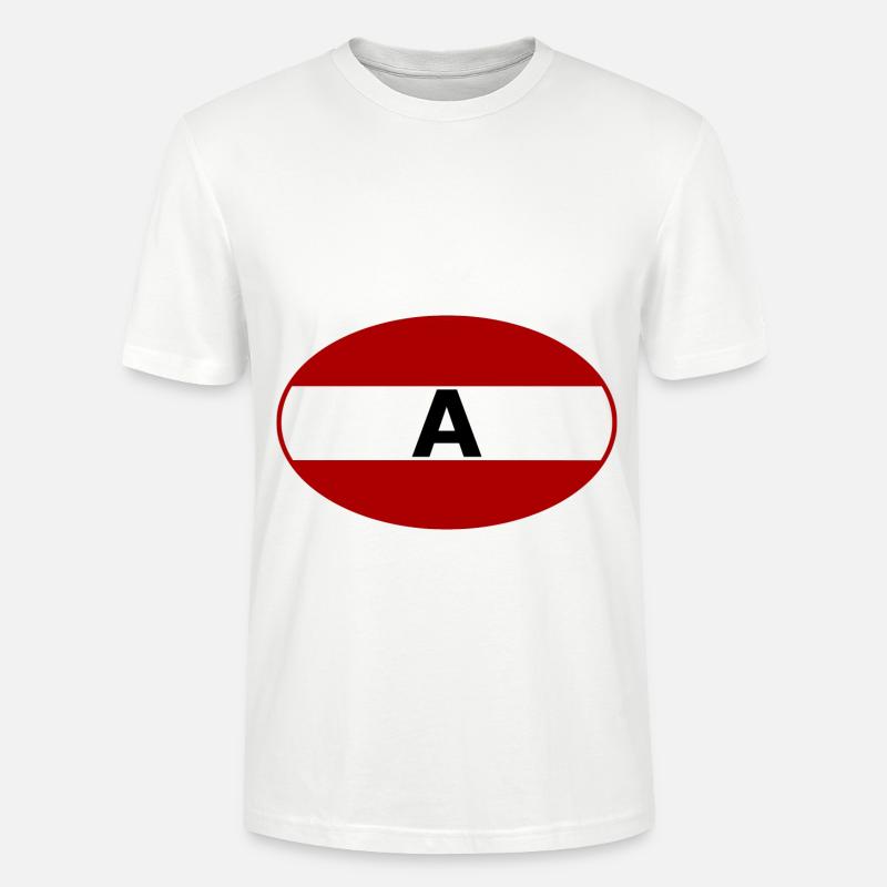 Auto Aufkleber Österreich - Stanley/Stella Unisex Bio-T-Shirt CRAFTER - Weiß