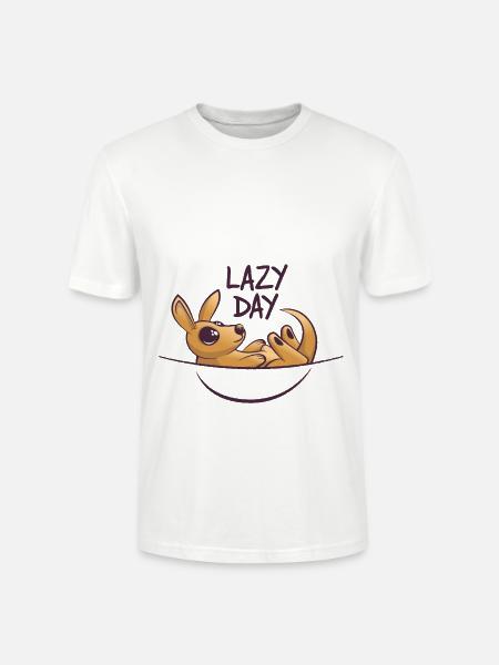 lazy day - Stanley/Stella Unisex Bio-T-Shirt CRAFTER - Weiß