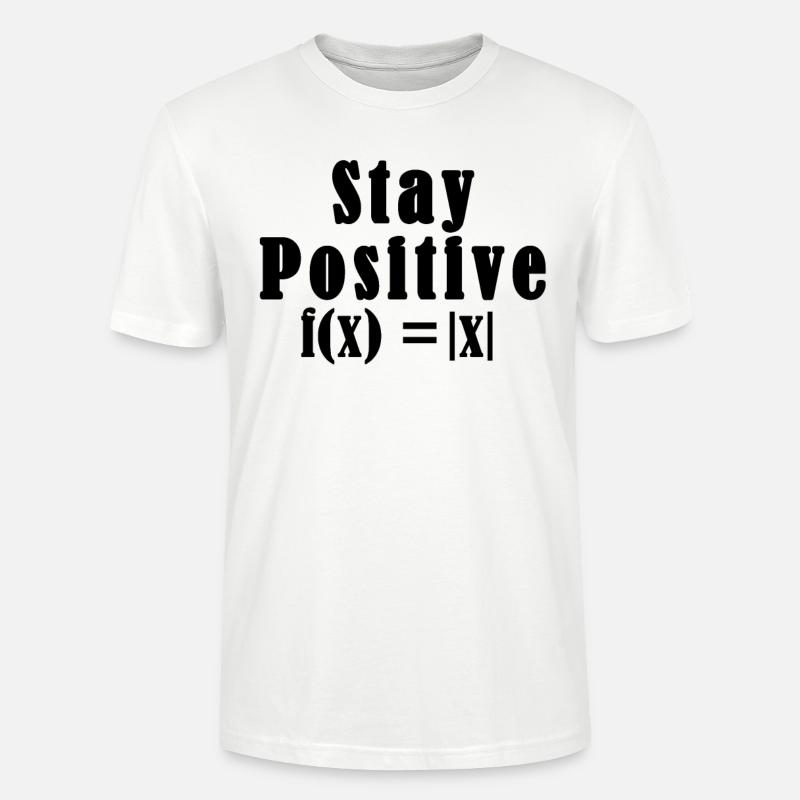 Mathe TShirt - Stanley/Stella Unisex Bio-T-Shirt CRAFTER - Weiß